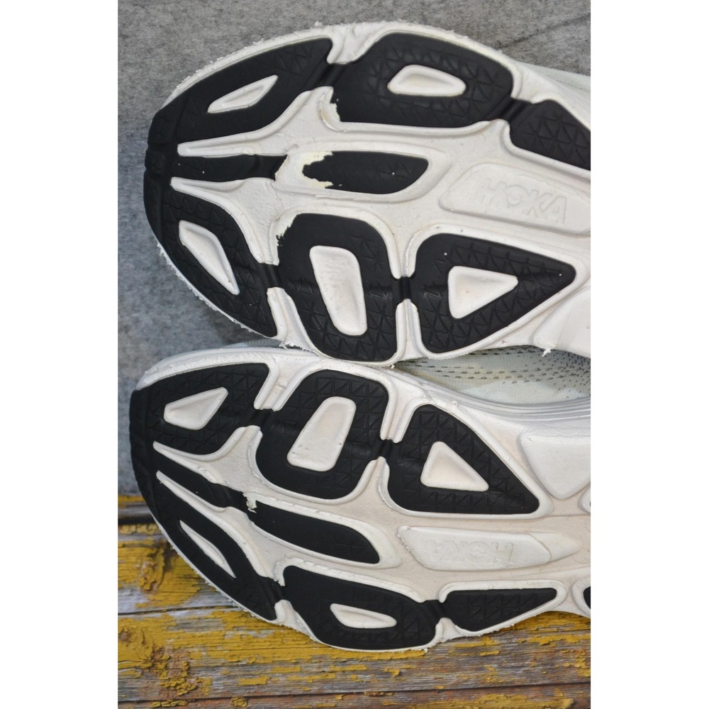 Hoka One One Bondi 8 Shoes Mens 13 2E Wide Gray Road Running Sneakers 1127953 - Picture 14 of 16